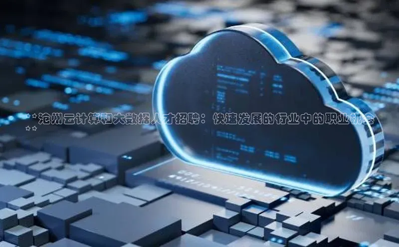 杏鑫新闻光魔科技**沧州云计算和大数据人才招聘：快速发展的行业中的职业机会
**