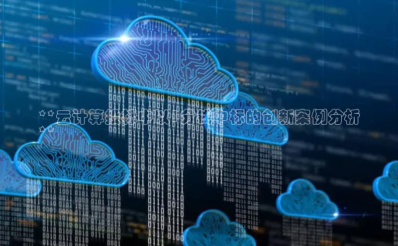 杏鑫平台手机登录入口神思电子**云计算投标中以1分钱中标的创新案例分析
**